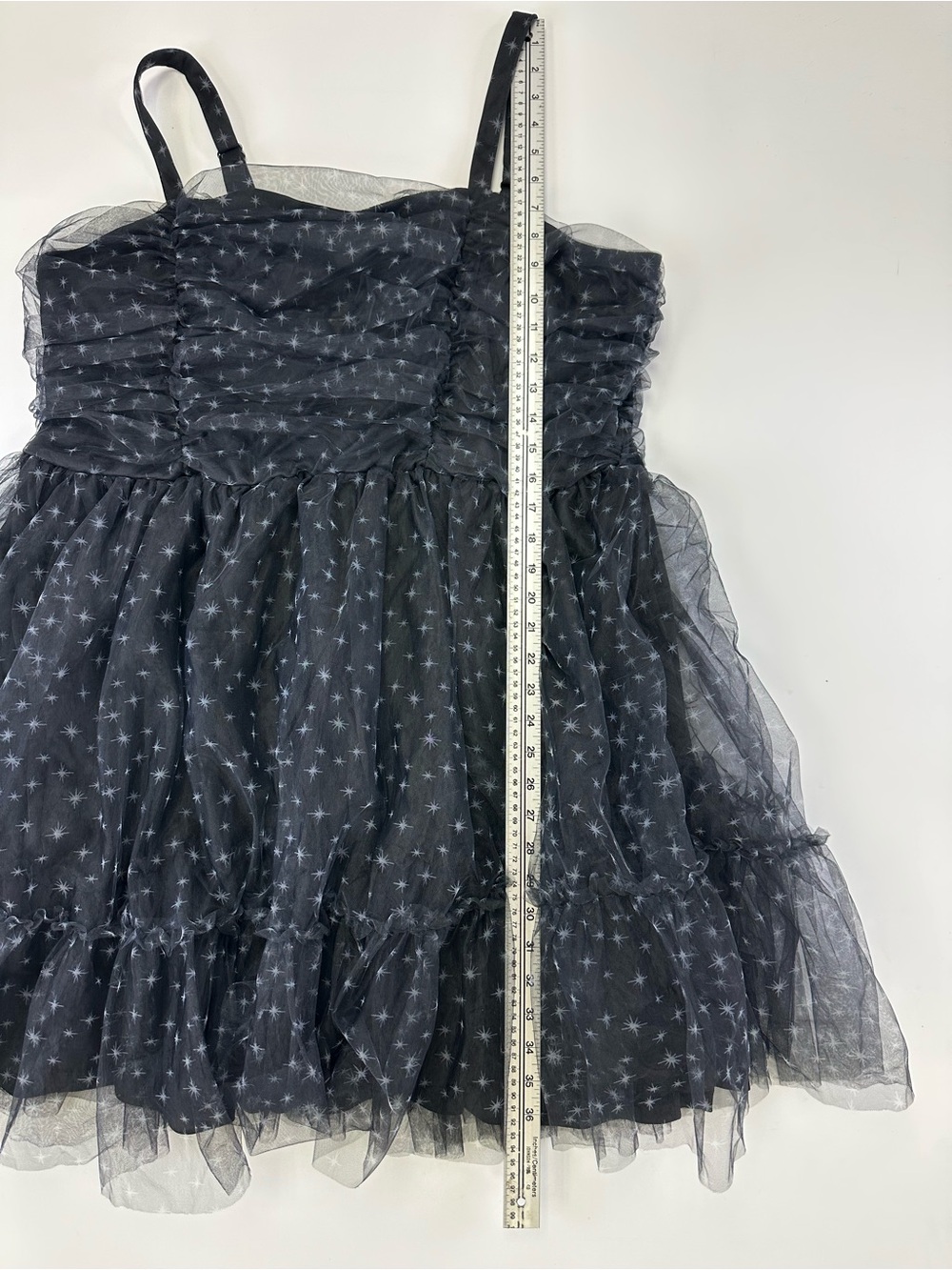 Torrid Retro Chic Ruched Tulle Mini Dress Size 22 - Picture 13 of 15